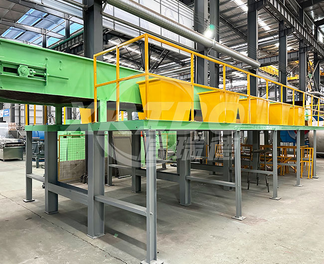 sorting recycling machine