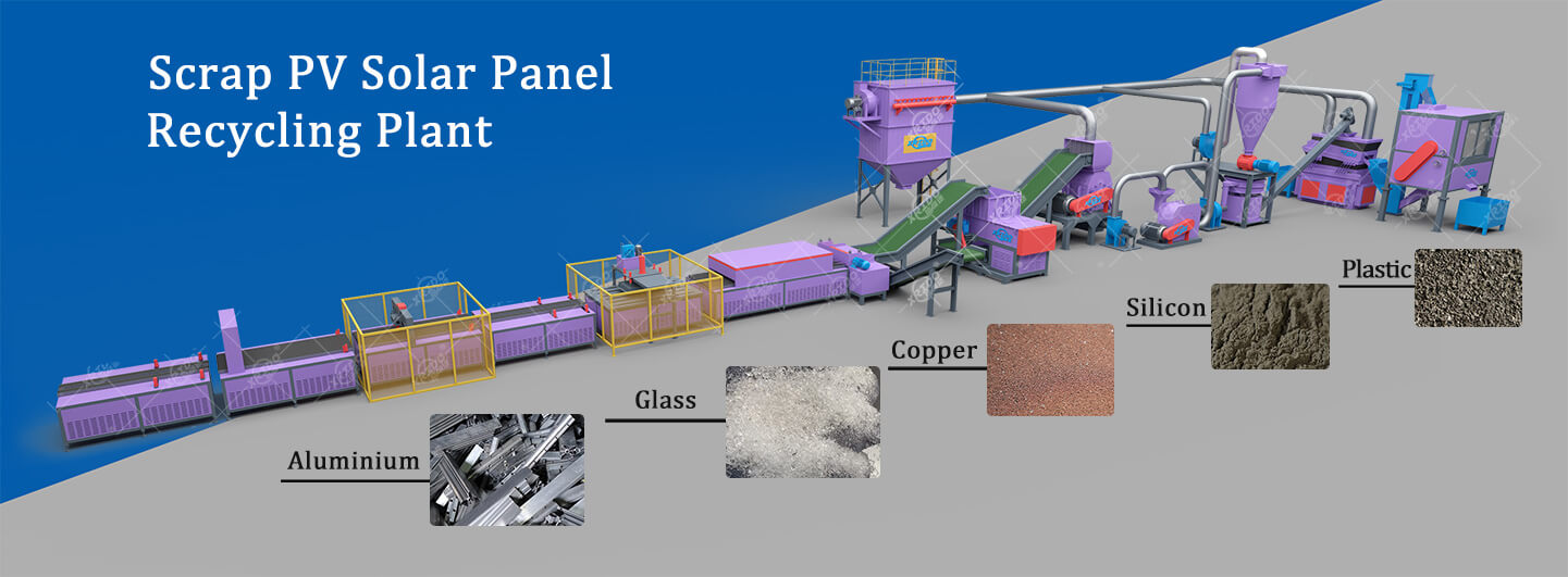 PV Solar Panel Recycling Plant
