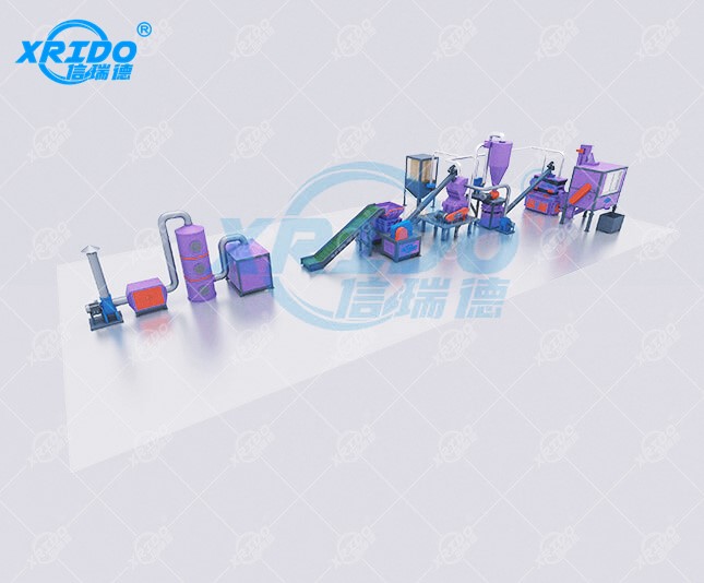 PCB recycling production line