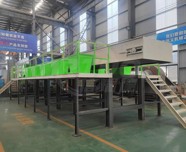 Waste manual sorting platform