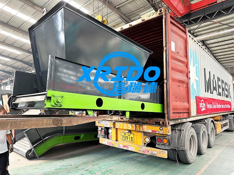 Waste baler and eddy current delivery site of waste management equipment