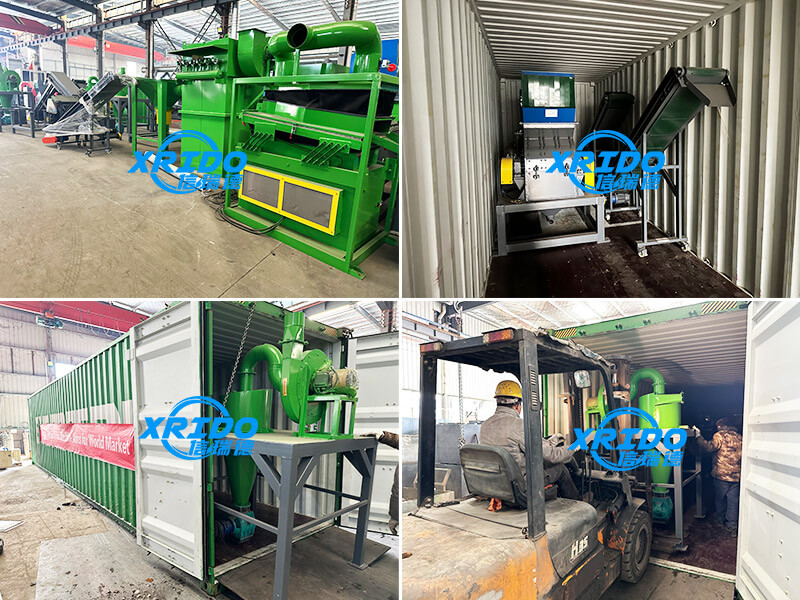 Lithium Battery Crushing and Recycling Line Delivery Site